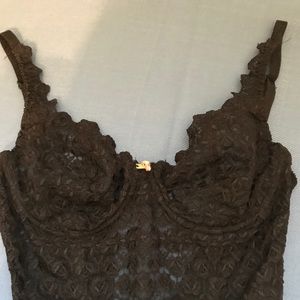 BLACK VS VINTAGE (90's) BUSTIER